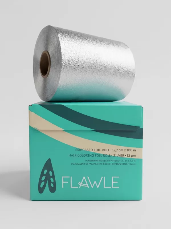 Тисненая фольга в рулоне Flawle 12.7 см х 100 м 13 мкм