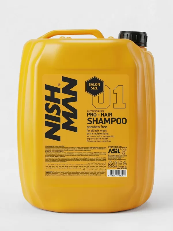 Шампунь для волос Nishman 01 Paraben Free 5 л
