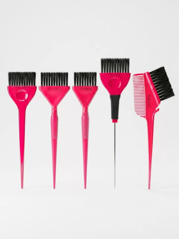 Набор кистей для окрашивания волос Flawle 5 Set