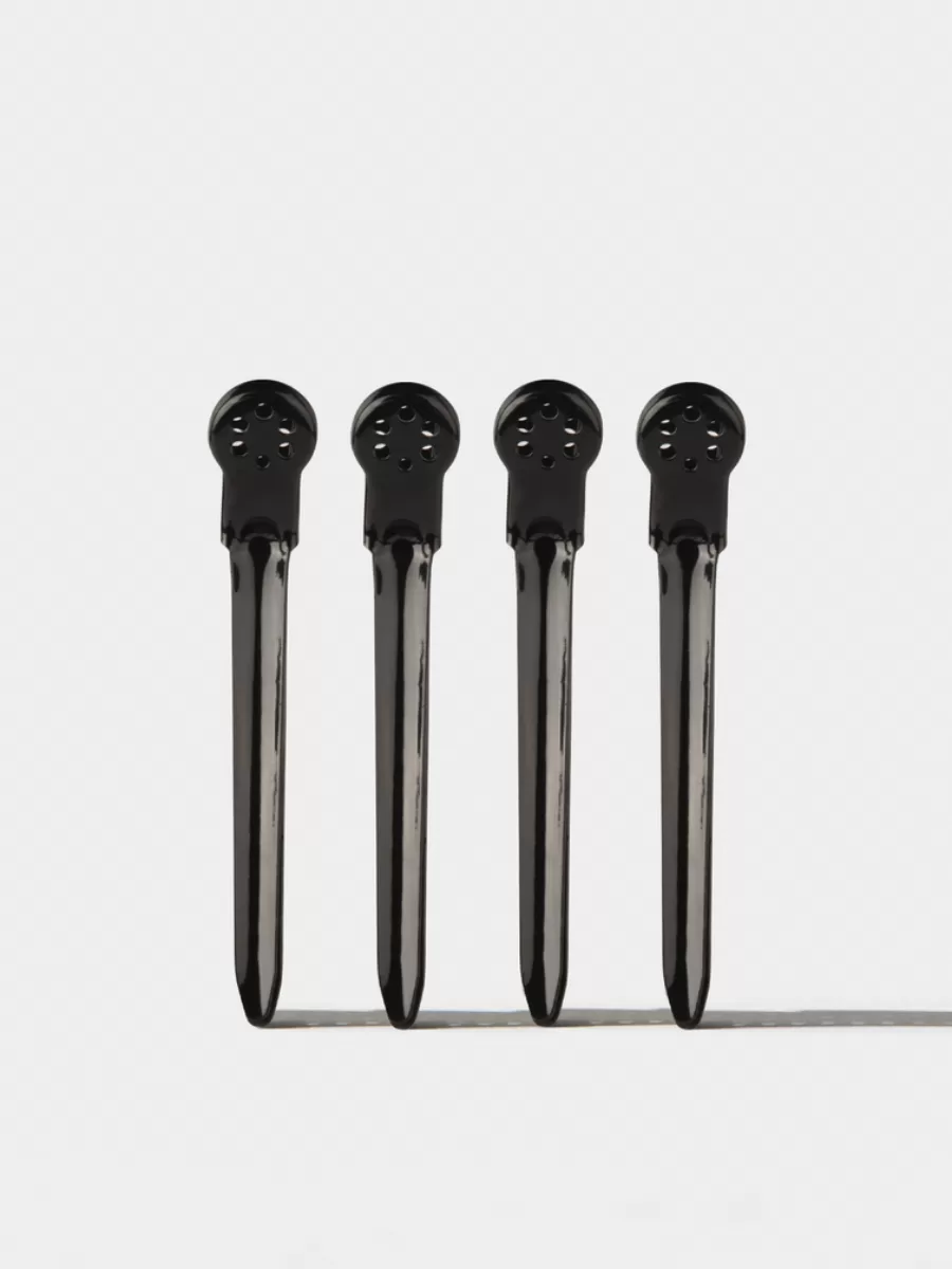 Зажимы для волос Framar Tight Tension Clips Black 4 шт