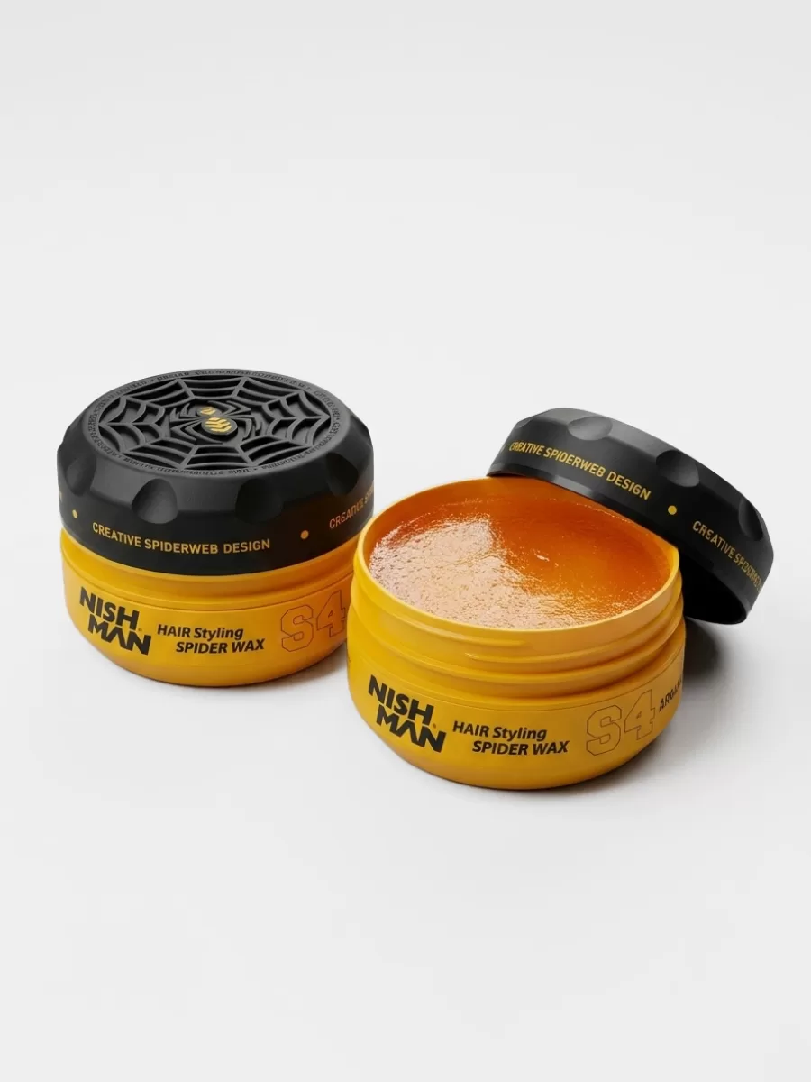 Воск-паутинка для укладки волос Nishman S4 Argan 150 мл