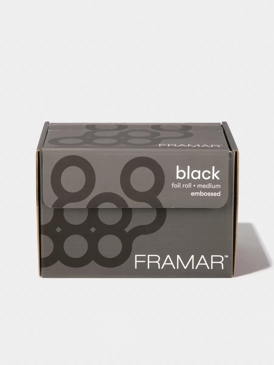 Фольга тисненая Framar Black Embossed Roll 97.5 м