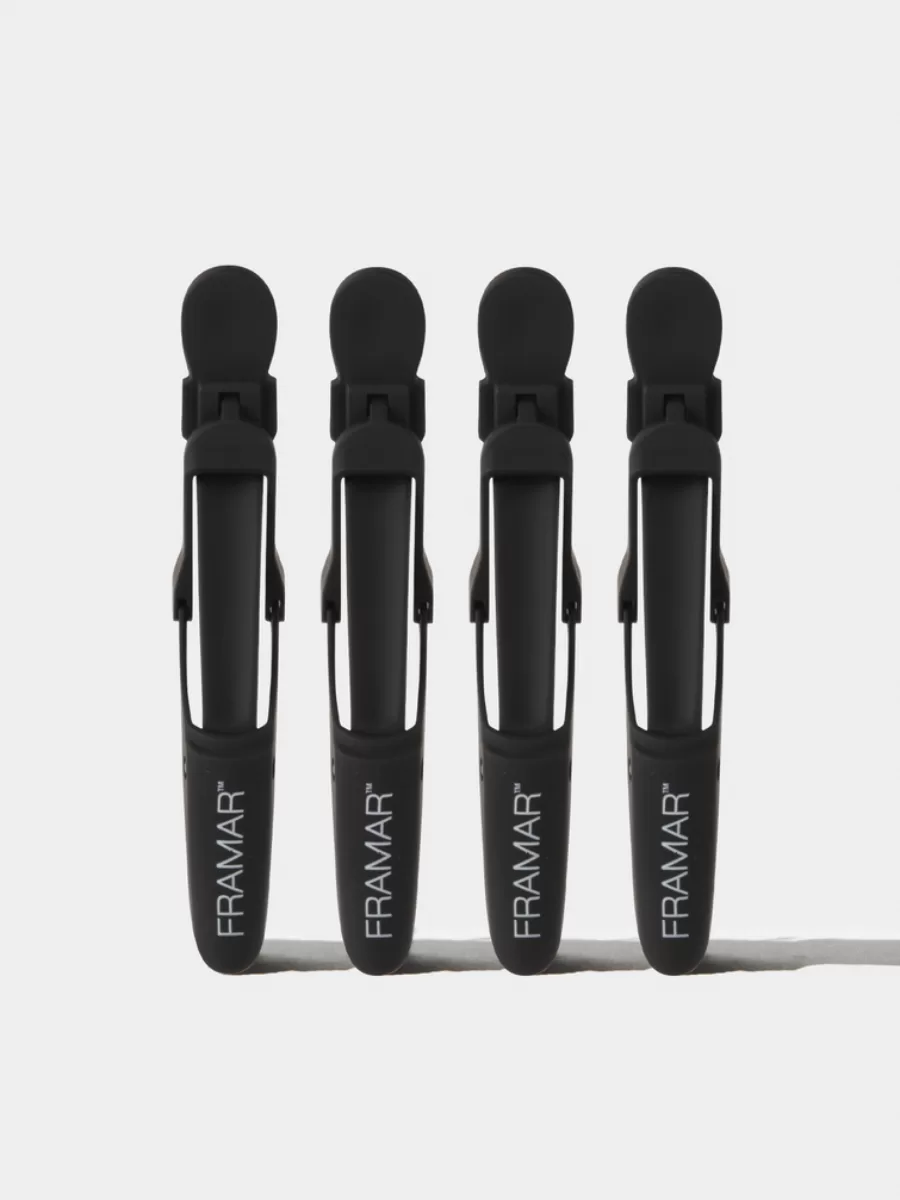 Зажимы для волос Framar Gator Grips Black 4 шт