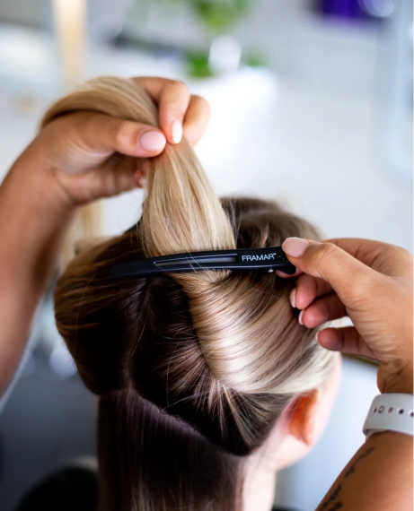 Зажимы для волос Framar Super Sectioners Clips Black 4 шт.