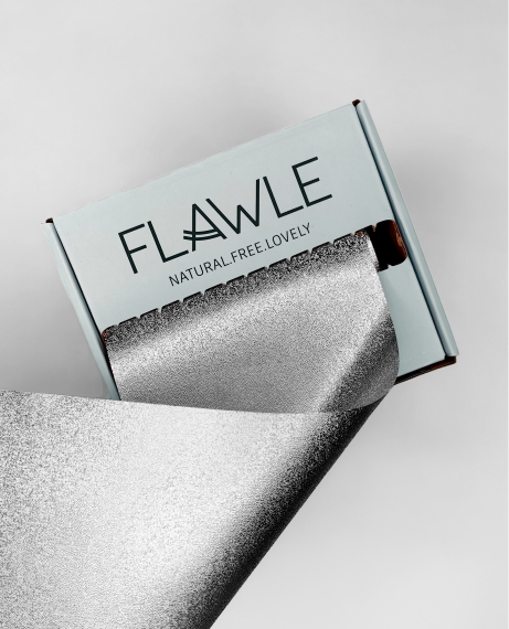 Рельефная фольга в рулоне Flawle 12 см х 100 м 12 мкм