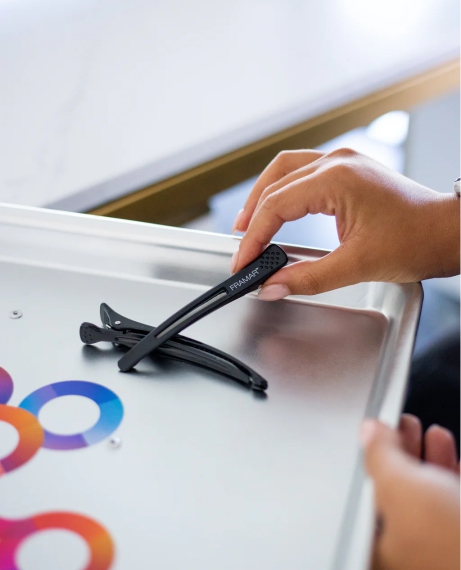 Зажимы для волос Framar Super Sectioners Clips Black 4 шт.