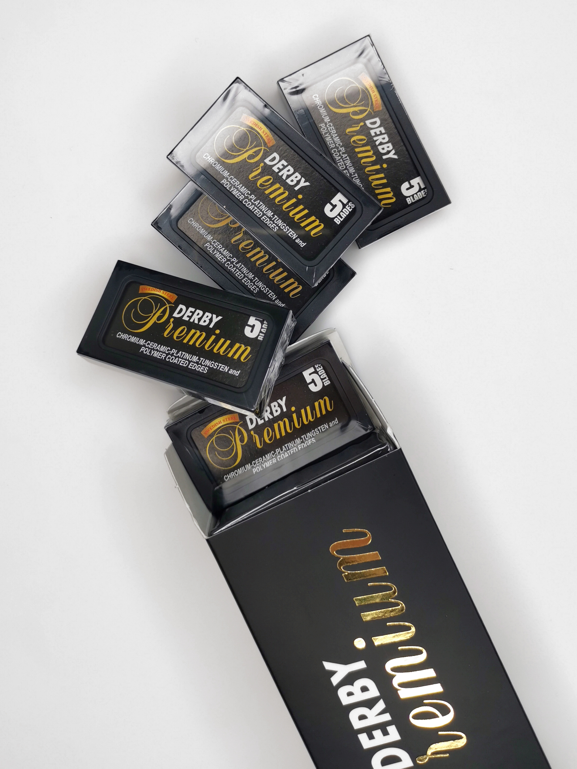 Двусторонние лезвия Derby Professional Premium 100 шт