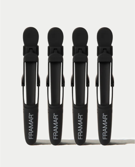 Зажимы для волос Framar Gator Grips Black 4 шт.