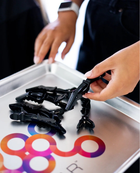 Зажимы для волос Framar Gator Grips Black 4 шт.