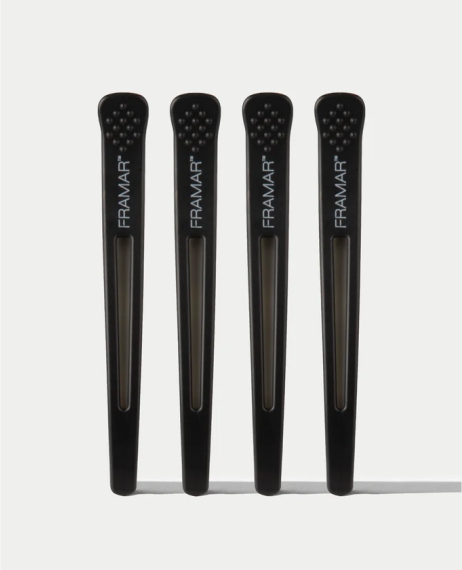 Зажимы для волос Framar Super Sectioners Clips Black 4 шт.