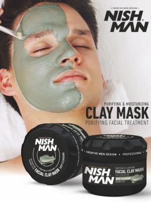 Глиняная маска для лица Nishman Clay Mask 450 гр