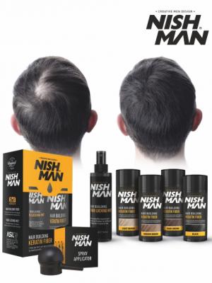 Загуститель для волос Nishman Hair Building Keratin Fiber 2В1